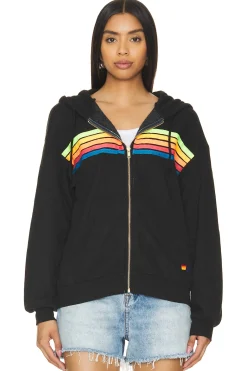 5 Stripe Zip Hoodie