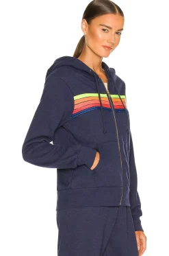 5 Stripe Zip Hoodie