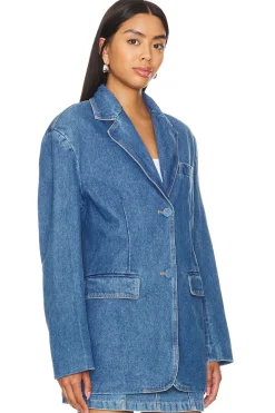 Abi Denim Oversized Blazer