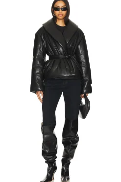 Alex Faux Leather Jacket