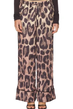 All Out Satin Leopard Pant