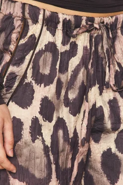 All Out Satin Leopard Pant