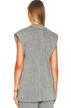 Amanda Sleeveless Tailored Blazer