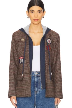 Amari Plaid Dickie Blazer