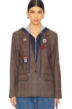 Amari Plaid Dickie Blazer