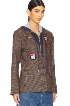 Amari Plaid Dickie Blazer