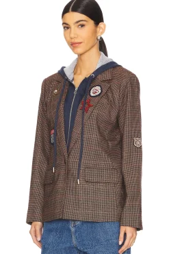 Amari Plaid Dickie Blazer