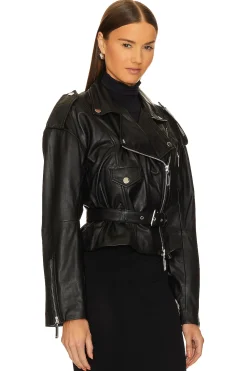 Ambrosia Leather Moto Jacket