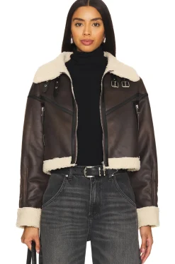 Amelia Faux Leather Jacket