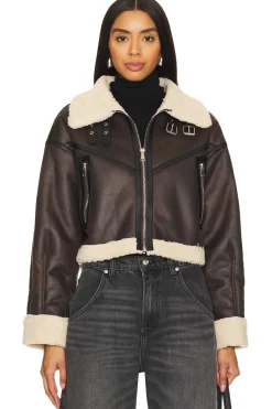Amelia Faux Leather Jacket