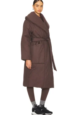 Ana Long Wrap Puffer Coat