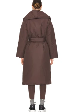 Ana Long Wrap Puffer Coat