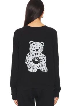 Anela Raglan F U Bear Crew Neck