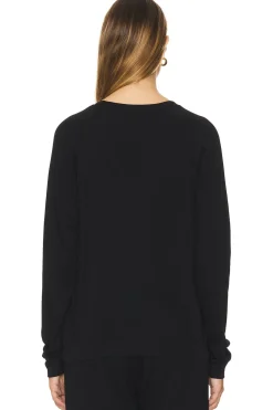 Anela Raglan F You Biting Lip Crew Neck