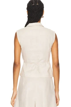Antibes Sleeveless Wrap Shirt
