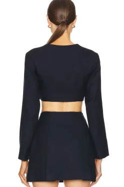 Apron Double-breasted Top