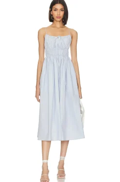 Ari Poplin Midi Dress