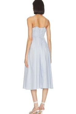 Ari Poplin Midi Dress