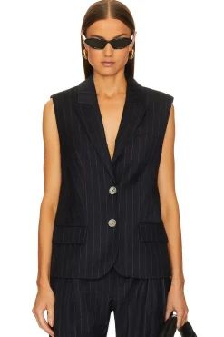 Arley Pinstripe Boy Blazer Vest