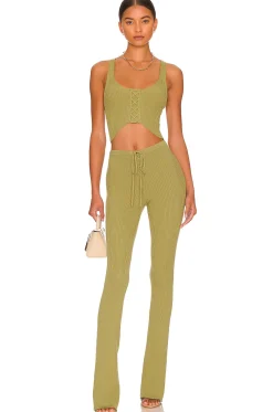 Artemis Lace Up Knit Pant