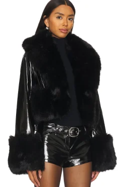 Arya Faux Leather Jacket