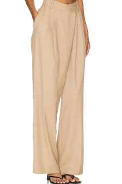 Asher Asymmetrical Pleat Front Pant