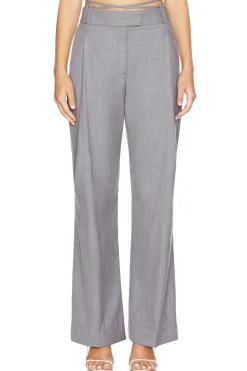 Asher Low Rise Slouch Pant With Tie