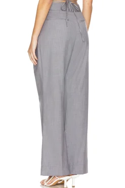 Asher Low Rise Slouch Pant With Tie