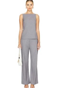 Asher Low Rise Slouch Pant With Tie