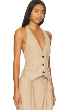 Asher Tailored Open Back Vest