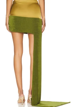 Asymmetric Mini Skirt