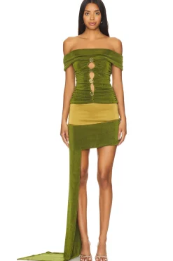 Asymmetric Mini Skirt