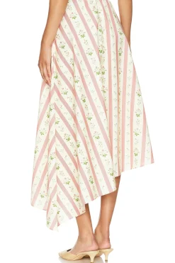 Asymmetrical Midi Skirt