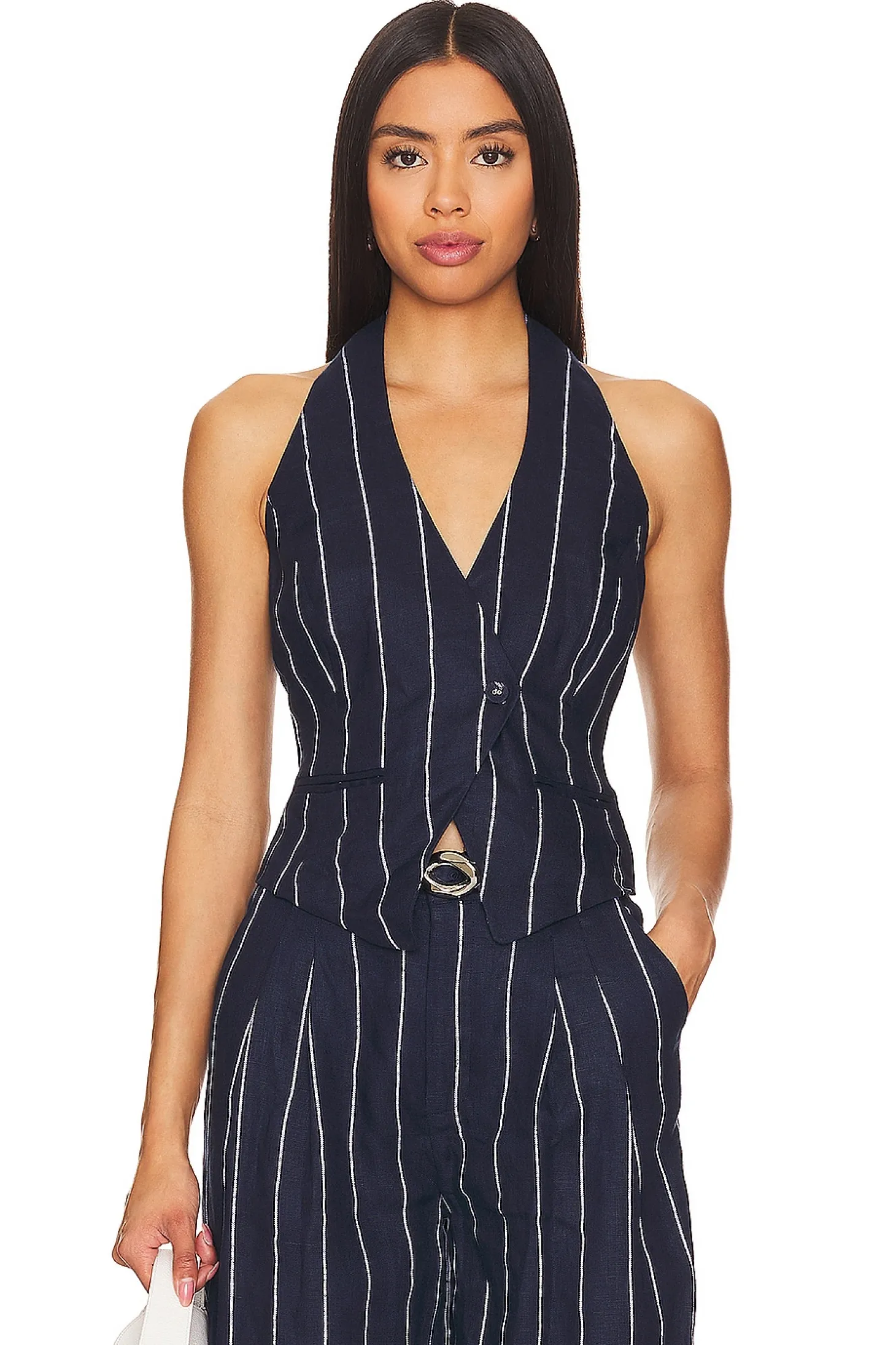 Aurelia Asymmetrical Vest