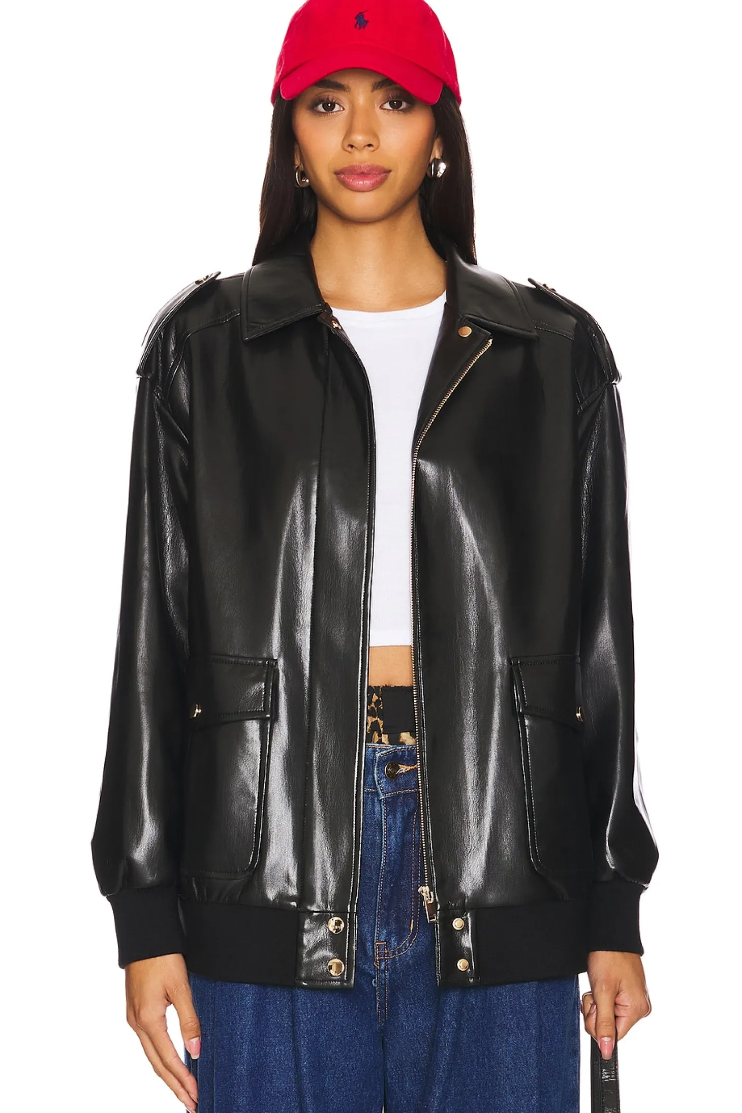 Axel Faux Leather Jacket