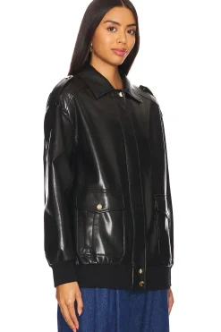 Axel Faux Leather Jacket