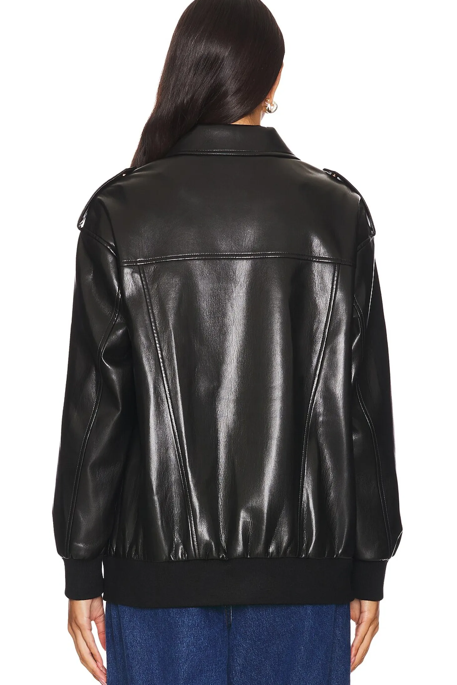 Axel Faux Leather Jacket