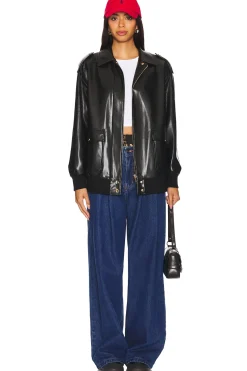 Axel Faux Leather Jacket