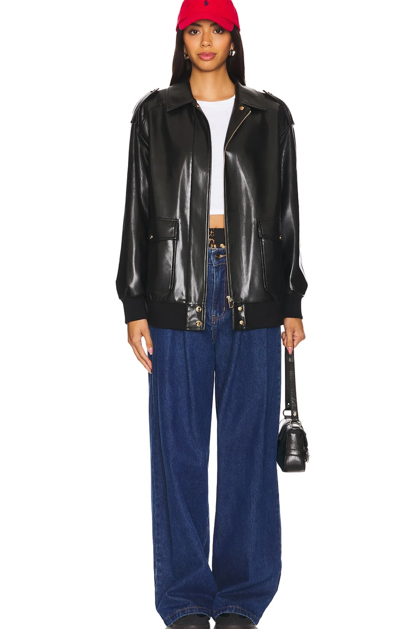 Axel Faux Leather Jacket