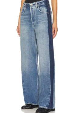 Ayla Baggy With Tuxedo Stripe