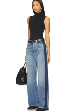 Ayla Baggy With Tuxedo Stripe