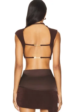 Backless Cropped Tee