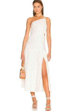 Bahati Poplin Cutout Dress