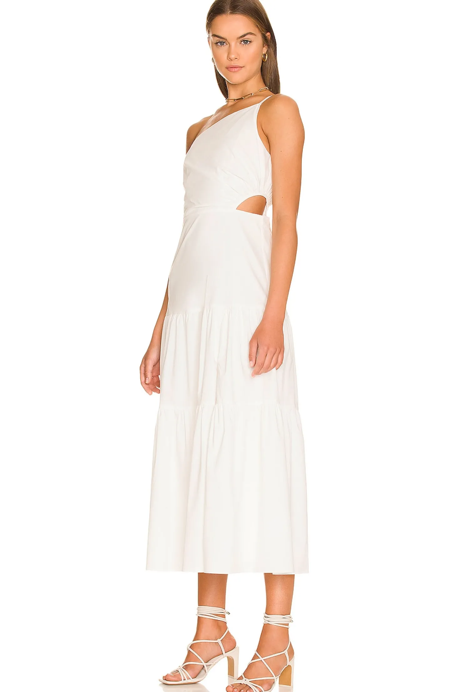 Bahati Poplin Cutout Dress