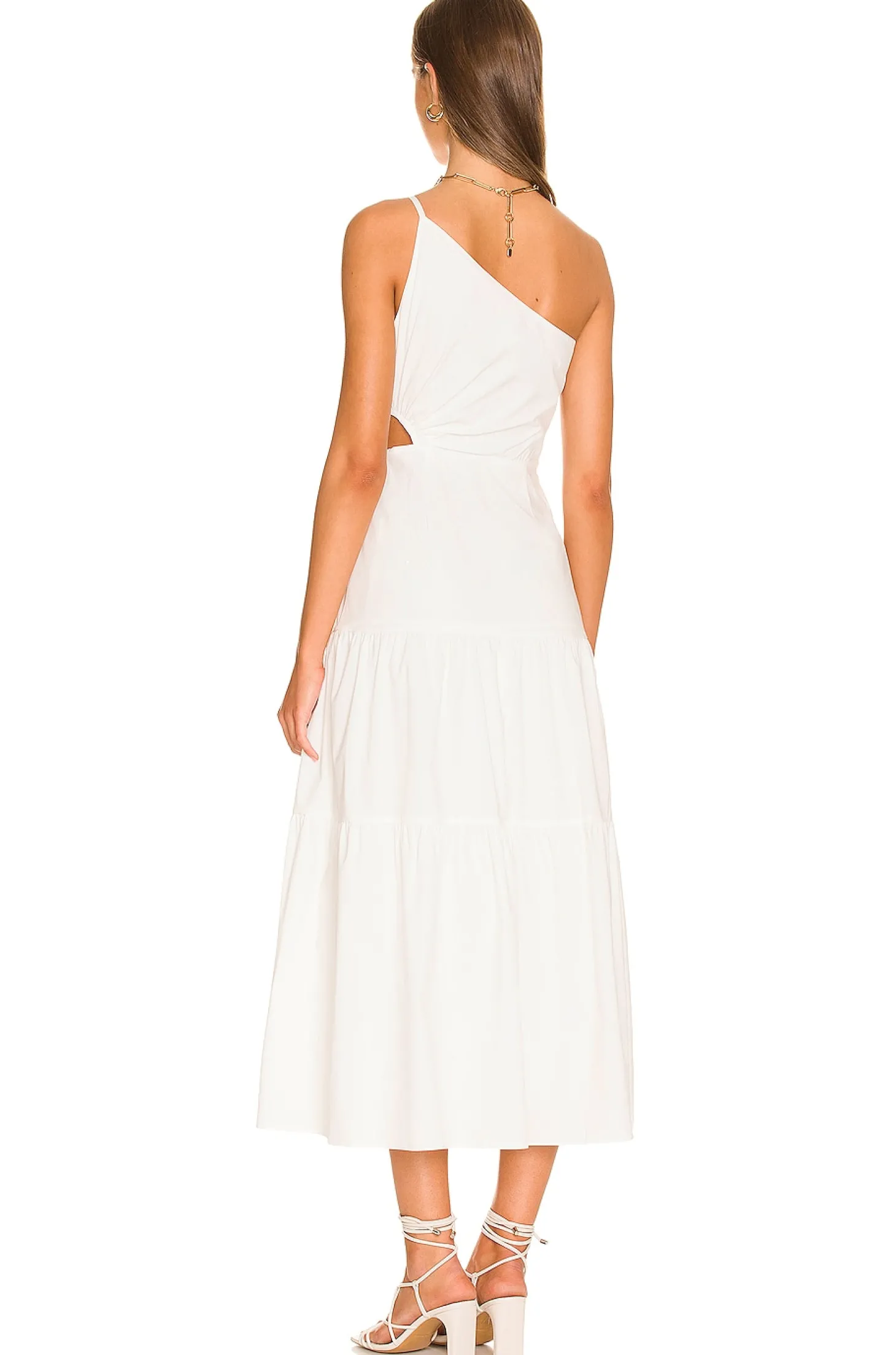 Bahati Poplin Cutout Dress