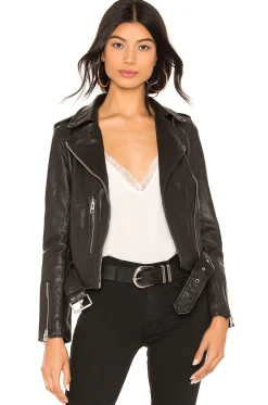 Balfern Leather Biker Jacket
