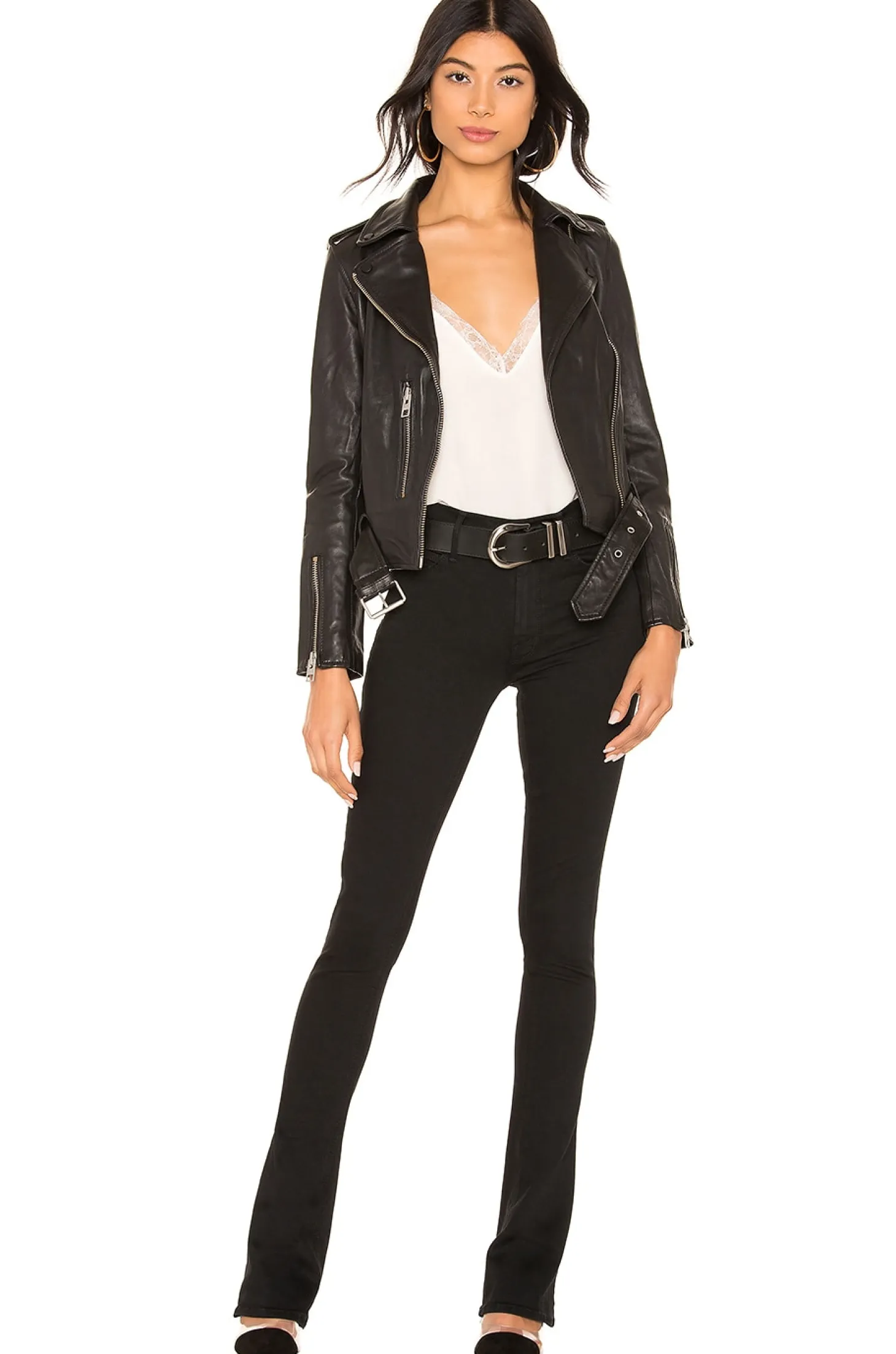 Balfern Leather Biker Jacket