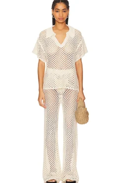 Balmy Crochet Knit Pants