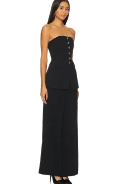 Bandeau Crepe Jumpsuit