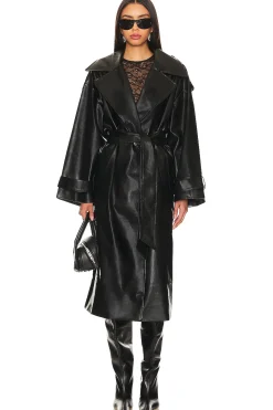 Barrett Faux Leather Coat